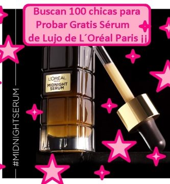 probar gratis sérum de lujo Midnight de L´Oréal Paris