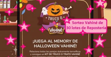 sorteo Vahiné de 30 lotes de repostería
