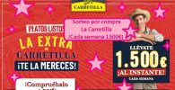 sorteo por compra La Carretilla Cada semana 1500 euros