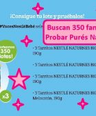 Buscan 350 familias para probar Gratis Nestlé Naturnes BIO PURÉS