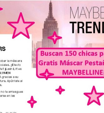 PROBAR GRATIS maybelline máscara de pestañas lifting
