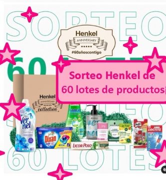 Sorteo HENKEL 60 lotes de productos