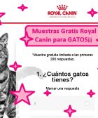 muestras gratis royal canin para gatos