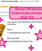 probar gratis infusiones yogi tea bmuestras gratis té