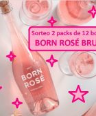 sorteo 2 pack packs de 12 botellas de BORN ROSÉ BRUT¡¡s de 12 botellas de BORN ROSÉ BRUT¡¡