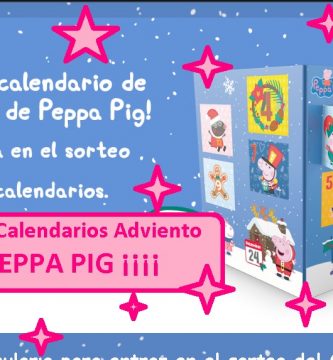 sorteo 5 calendarios adviento peppa pig