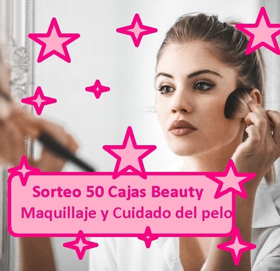 sorteo 50 cajas beauty productos maquillaje y cuidado del cabello