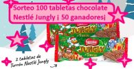 sorteo carrefour de 100 tabletas chocolate Nestlé Jungly
