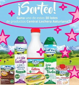 sorteo central lechera asturiana de 30 lotes de productos