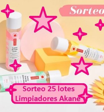 sorteo druni de 25 lotes limpiadores Akane