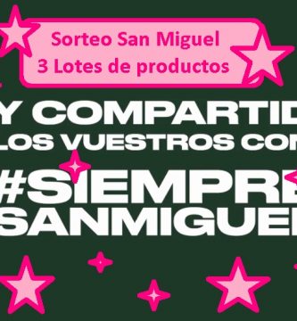 sorteo san miguel 3 lotes de cerveza