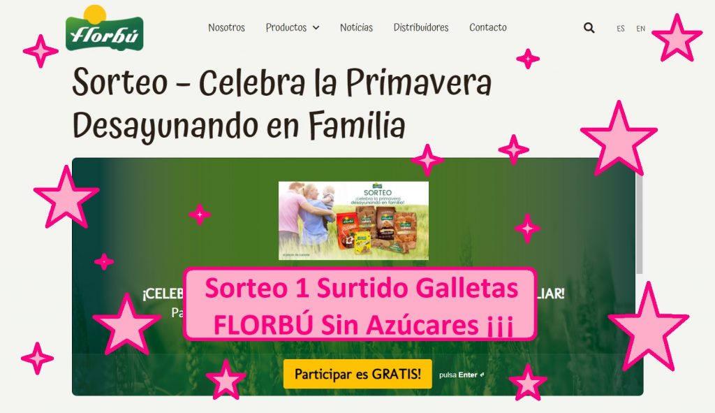 sorteo 1 surtido galletas florbú