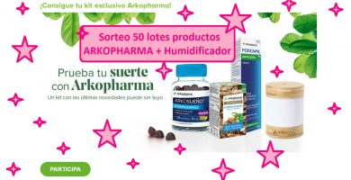 sorteo 50 lotes arkopharma mas humidificador