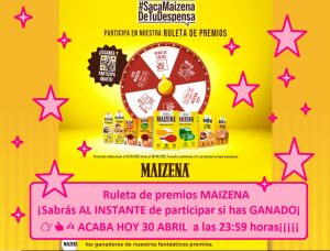 ruleta de premios maizena