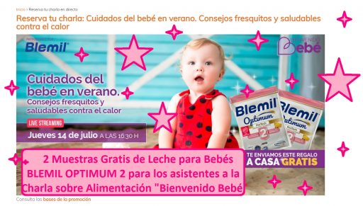 muestras gratis leche para bebés blemil 