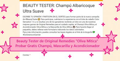 Beauty Tester de Original Remedies champú, acondicionador y mascarilla
