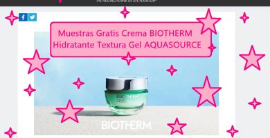 Muestras Gratis Crema BIOTHERM Hidratante Textura Gel AQUASOURCE