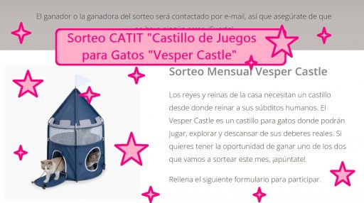 Sorteo CATIT de un Castillo de Juegos para gatos VESPER CASTLE