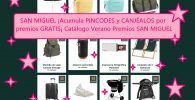 acumula pincodes San Miguel y canjéalos por premios gratis. Catálogo Premios Verano San Miguel