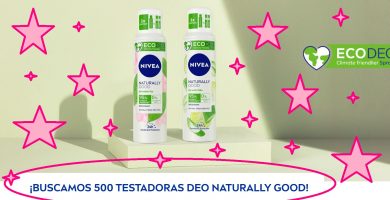 probar gratis nivea DESODORANTE naturally good