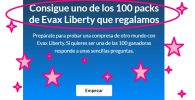 sorteo 100 packs evax liberty