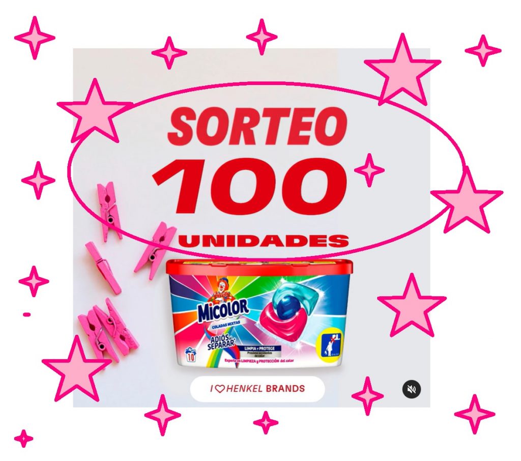 sorteo 100 unidades de cápsulas MICOLOR adiós al separar