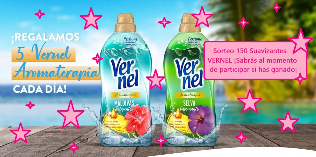 sorteo 150 suavizantes vernel