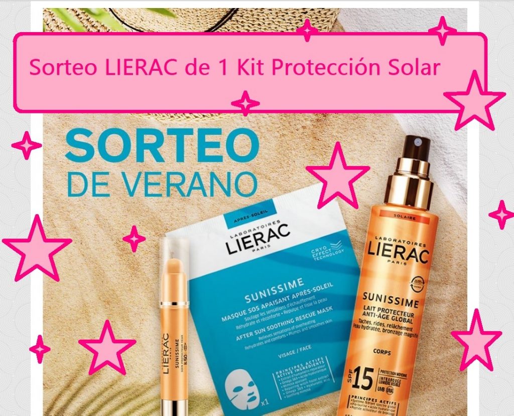 sorteo LIERAC de 1 Kit protección solar