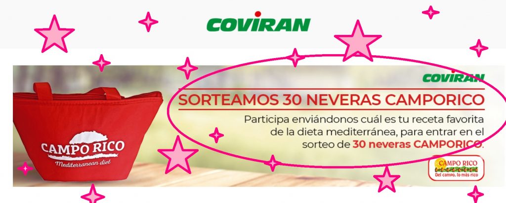 sorteo covirán de 30 neveras