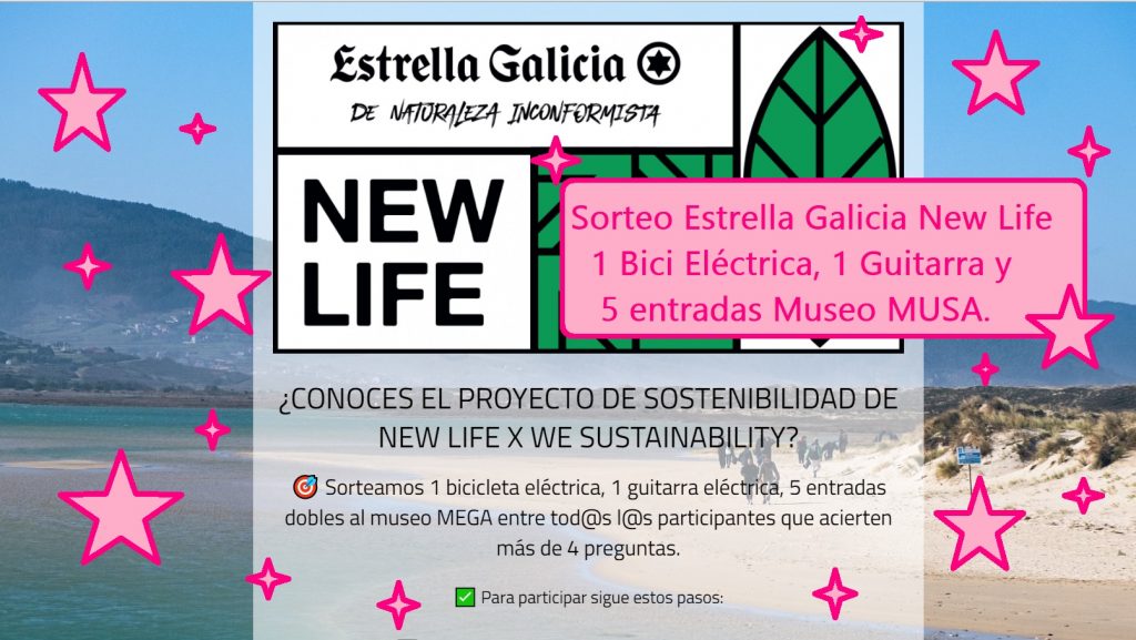 sorteo estrella galicia new life