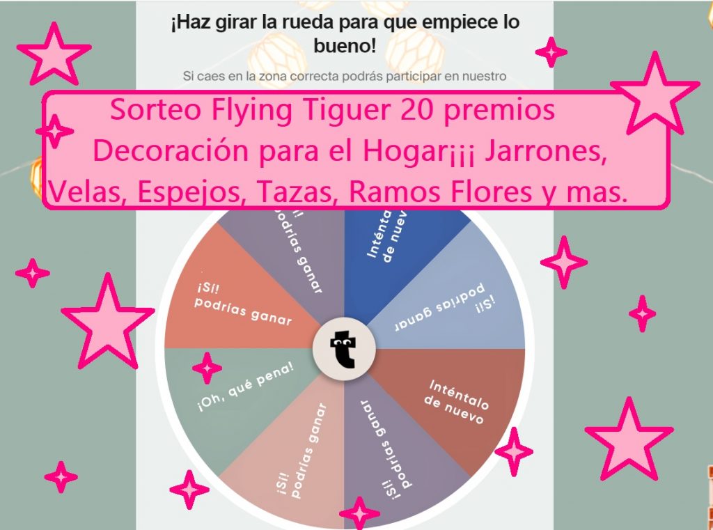 sorteo flying tiguer de decoración para el hogar