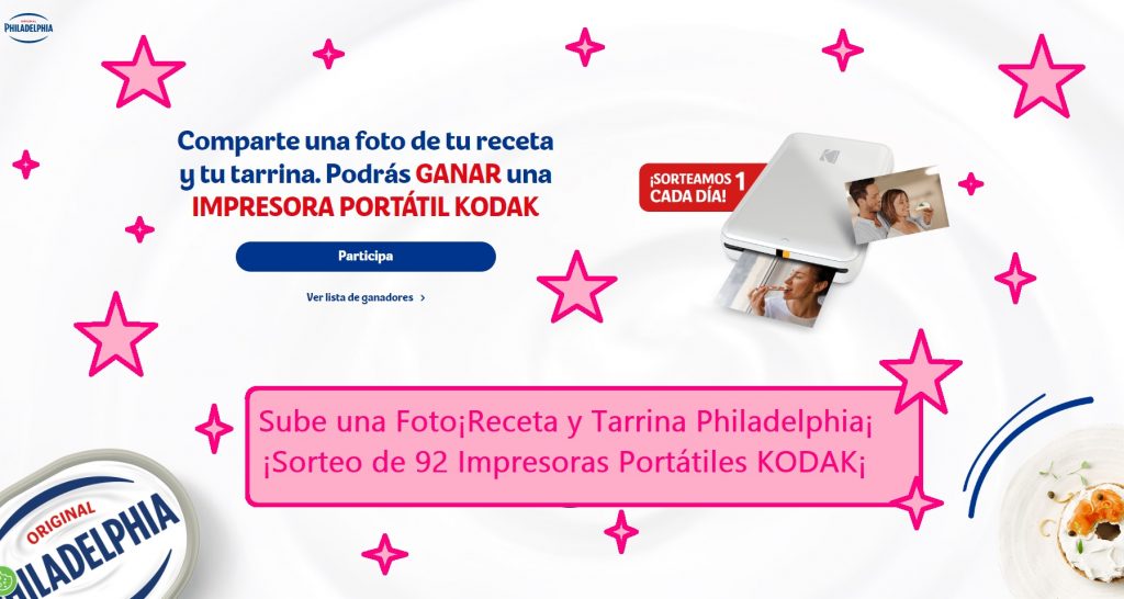 sorteo philadelphia de 92 impresoras portátiles koda