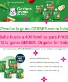 nestlé bebe busca a 400 familias para probar gratis la gama GERBER Organic for baby