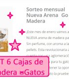sorteo CATIT de 5 Cajas de Arena de Madera para gatos