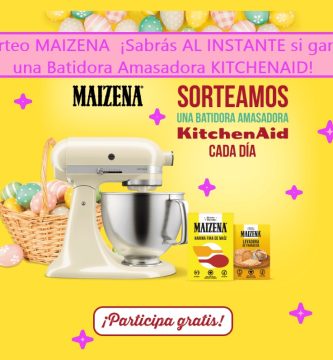 Sorteo MAIZENA, sabrás al momento si has ganado una Batidora Amasadora