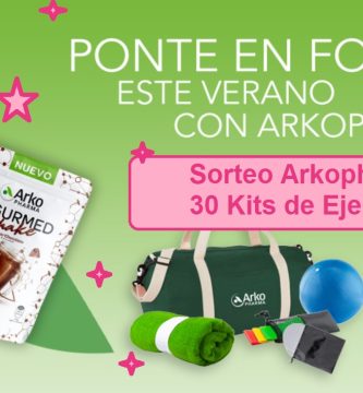 sorteo arkopharma de 30 kits de ejercicio