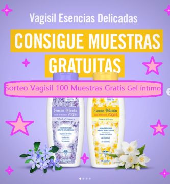 sorteo vagisil 100 muestras gratis gel intimo