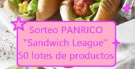 sorteo PANRICO de 50 lotes de productos sandwich league