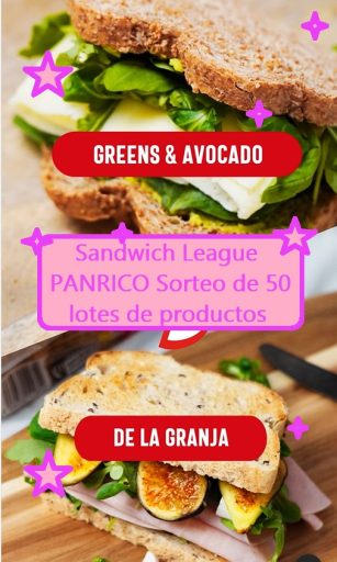 PANRICO Sandwich League Sorteo 50 lotes de productos