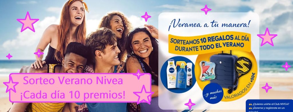 sorteo verano por compra nivea
