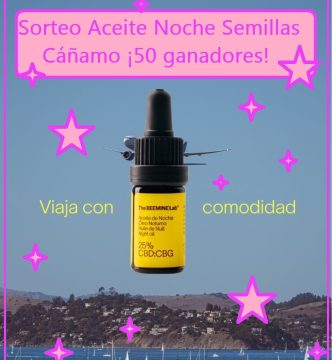Sorteo BEEMINE LAB de 50 aceites de noche semilla de cáñamo.