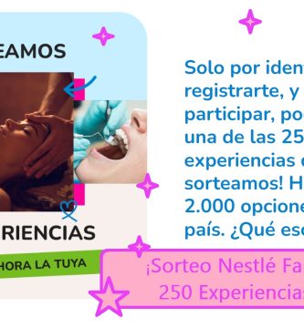 Sorteo Nestlé de 250 Experiencias Ocio