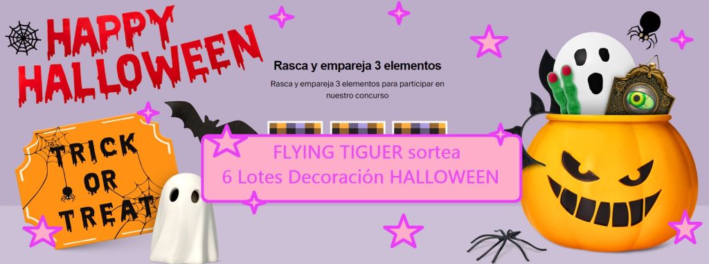 FLYING TIGUER sortea 6 Lotes de DECORACIÓN HALLOWEEN