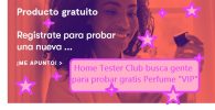 Home Tester Club busca gente para probar gratis y opinar sobre perfume VIP