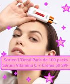 Sorteo L'Oreal Paris de 100 packs Sérum Vitamina C + Crema 50 SPF