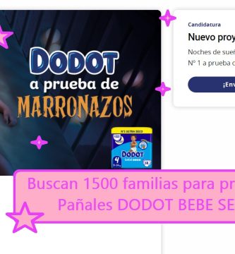 probar gratis pañales dodot bebe seco gracias a trnd