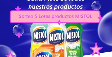 sorteo 5 lotes productos MISTOL