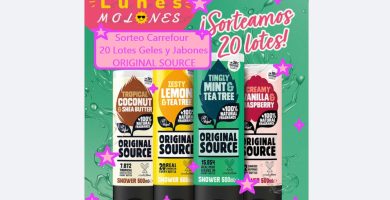 sorteo carrefour de 20 Lotes de Geles y Jabones ORIGINAL SOURCE