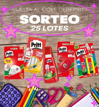 sorteo henkel de 25 lotes de productos PRITT