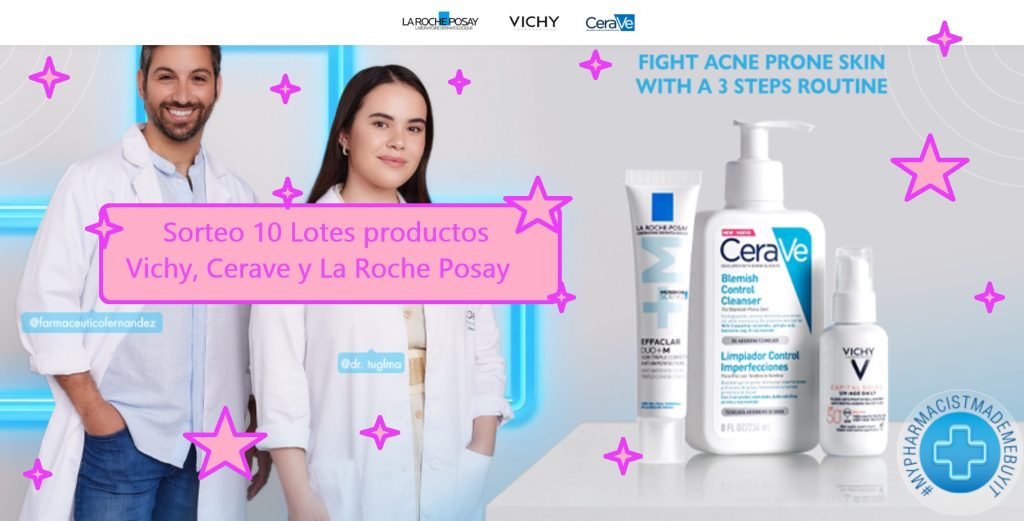 sorteo la roche posay de 10 lotes de productos